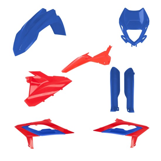 Kit complet plastice Beta 23-24 Acerbis Rosu/Albastru