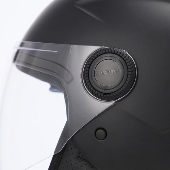 Casca jet copii Brezza Acerbis Negru
