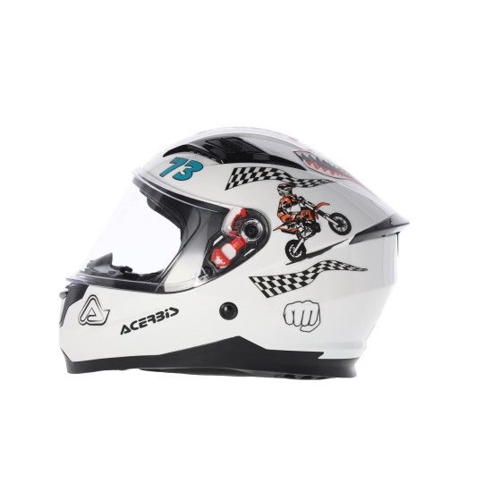 Casca copii Carlino 22-06 Acerbis Alb