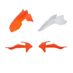 Kit plastice Acerbis Portocaliu/Alb