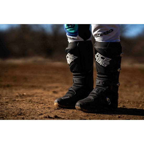 Cizme Whoops Acerbis Negru/Alb Cizme Whoops Acerbis Negru/Alb