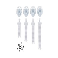 Set curele cizme Artiglio Acerbis Alb Set curele cizme Artiglio Acerbis Alb