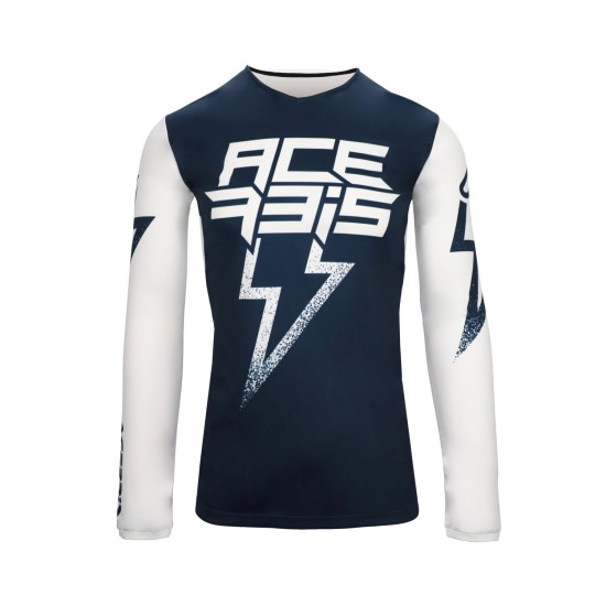 Tricou X-Flex Blizzard Acerbis Albastru/Alb