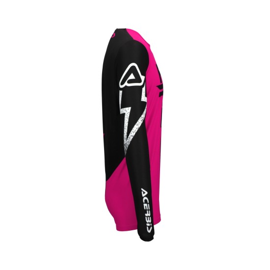 Tricou X-Flex Blizzard Acerbis Negru/Roz