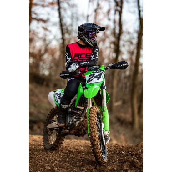 Tricou X-Flex Blizzard Acerbis Negru/Roz