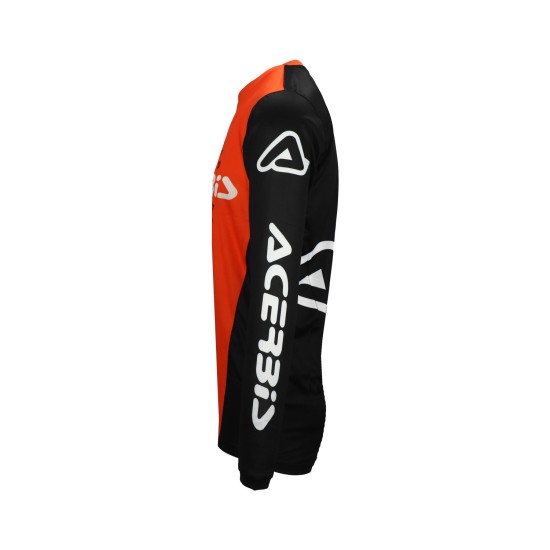 Tricou MX J-Track Inc Acerbis Portocaliu/Negru