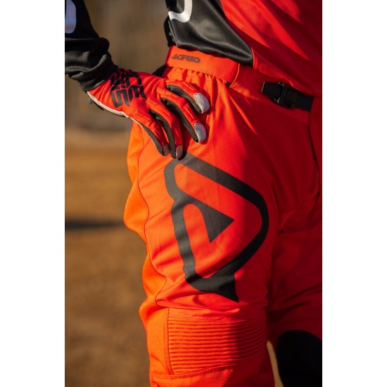 Pantaloni MX Track Inc Acerbis Rosu/Negru Pantaloni MX Track Inc Acerbis Rosu/Negru