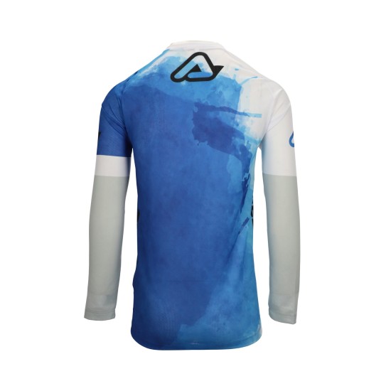 Tricou J-Windy Vented Watermark Acerbis Albastru/Alb
