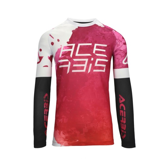Tricou J-Windy Vented Watermark Acerbis Mov/Alb