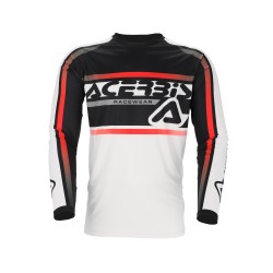 Tricou MX Linear Lugo Acerbis Alb/Negru Tricou MX Linear Lugo Acerbis Alb/Negru