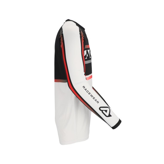 Tricou MX Linear Lugo Acerbis Alb/Negru Tricou MX Linear Lugo Acerbis Alb/Negru