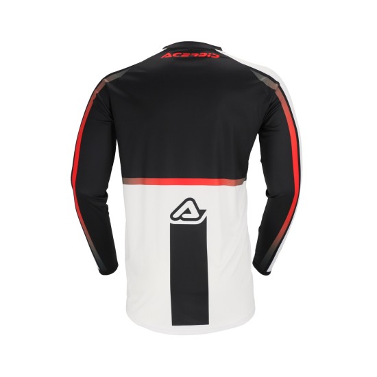 Tricou MX Linear Lugo Acerbis Alb/Negru Tricou MX Linear Lugo Acerbis Alb/Negru