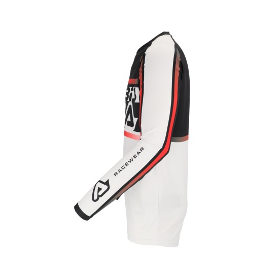 Tricou MX Linear Lugo Acerbis Alb/Negru Tricou MX Linear Lugo Acerbis Alb/Negru