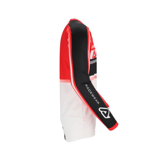 Tricou MX Linear Lugo Acerbis Alb/Rosu Tricou MX Linear Lugo Acerbis Alb/Rosu