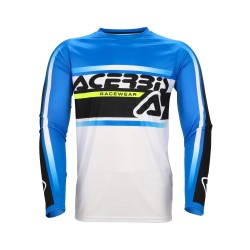Tricou MX Linear Lugo Acerbis Albastru/Alb Tricou MX Linear Lugo Acerbis Albastru/Alb