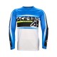 Tricou MX Linear Lugo Acerbis Albastru/Alb
