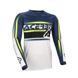 Tricou MX Linear Lugo Acerbis Albastru/Galben