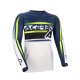 Tricou MX Linear Lugo Acerbis Albastru/Galben