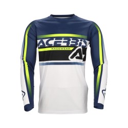 Tricou MX Linear Lugo Acerbis Albastru/Galben Tricou MX Linear Lugo Acerbis Albastru/Galben