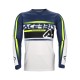 Tricou MX Linear Lugo Acerbis Albastru/Galben
