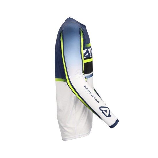 Tricou MX Linear Lugo Acerbis Albastru/Galben
