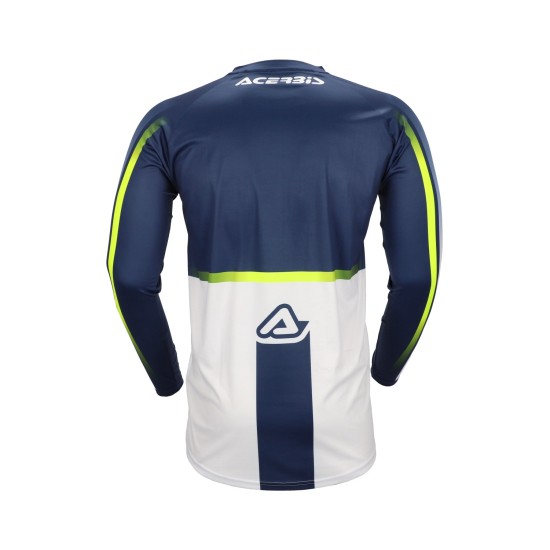 Tricou MX Linear Lugo Acerbis Albastru/Galben