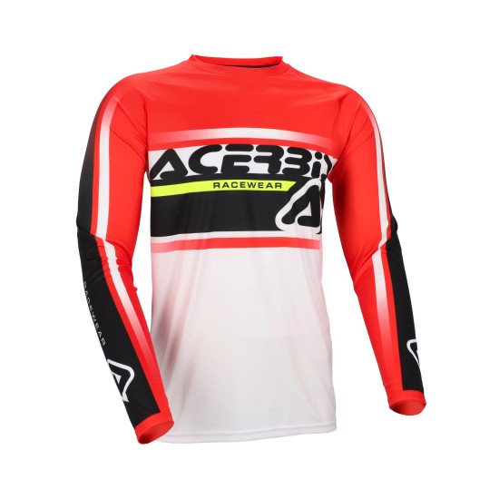 Tricou MX Linear Lugo Acerbis Rosu/Alb Tricou MX Linear Lugo Acerbis Rosu/Alb