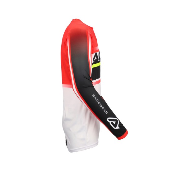 Tricou MX Linear Lugo Acerbis Rosu/Alb Tricou MX Linear Lugo Acerbis Rosu/Alb