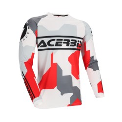 Tricou MX Linear Sumbawa Acerbis Alb/Gri