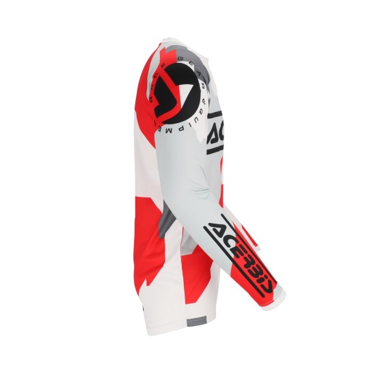 Tricou MX Linear Sumbawa Acerbis Alb/Gri