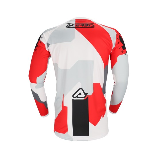 Tricou MX Linear Sumbawa Acerbis Alb/Gri