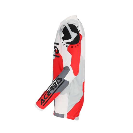 Tricou MX Linear Sumbawa Acerbis Alb/Gri