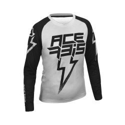 Tricou copii J-Kid Blizzard Acerbis Gri/Negru