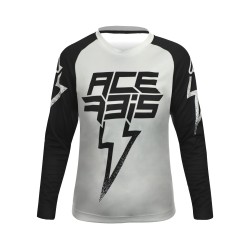 Tricou copii J-Kid Blizzard Acerbis Gri/Negru Tricou copii J-Kid Blizzard Acerbis Gri/Negru