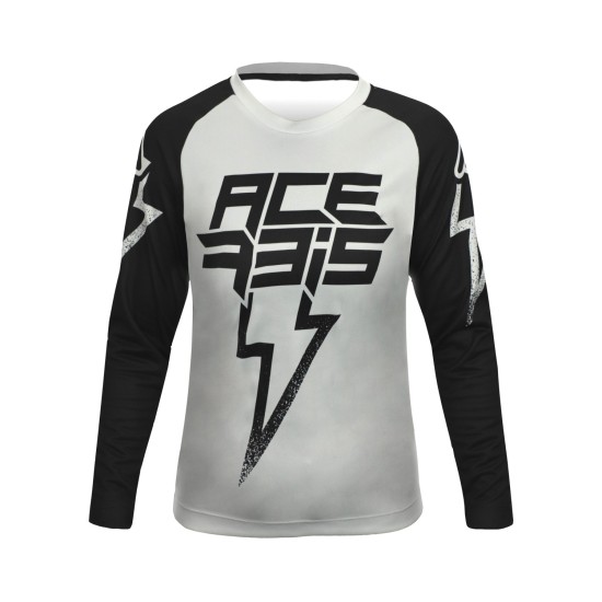 Tricou copii J-Kid Blizzard Acerbis Gri/Negru