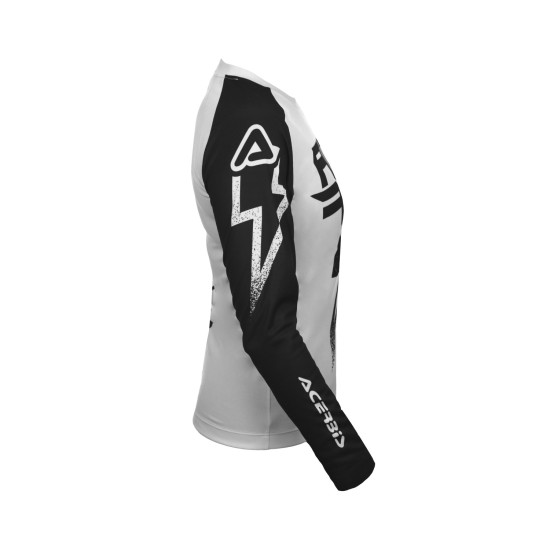 Tricou copii J-Kid Blizzard Acerbis Gri/Negru