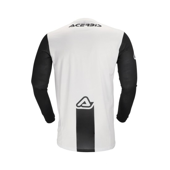 Tricou MX J-Track Inc 2.0 Acerbis Alb