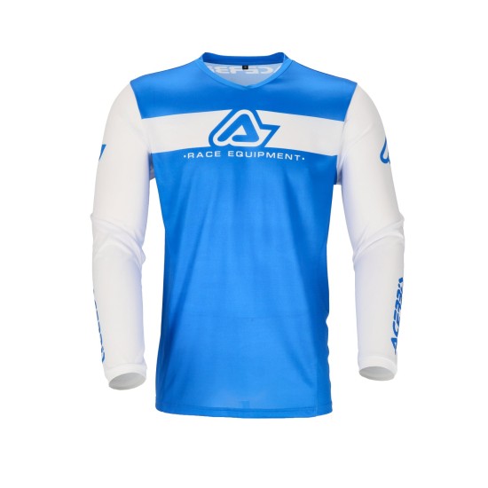Tricou MX J-Track Inc 2.0 Acerbis Alb/Albastru