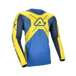 Tricou MX J-Track Inc 2.0 Acerbis Albastru/Galben