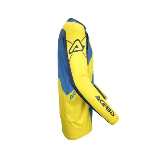 Tricou MX J-Track Inc 2.0 Acerbis Albastru/Galben