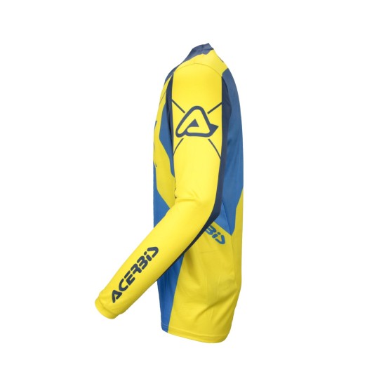 Tricou MX J-Track Inc 2.0 Acerbis Albastru/Galben