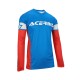 Tricou MX J-Track Inc 2.0 Acerbis Albastru/Rosu