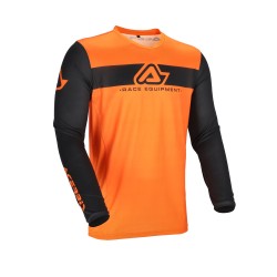 Tricou MX J-Track Inc 2.0 Acerbis Negru/Portocaliu