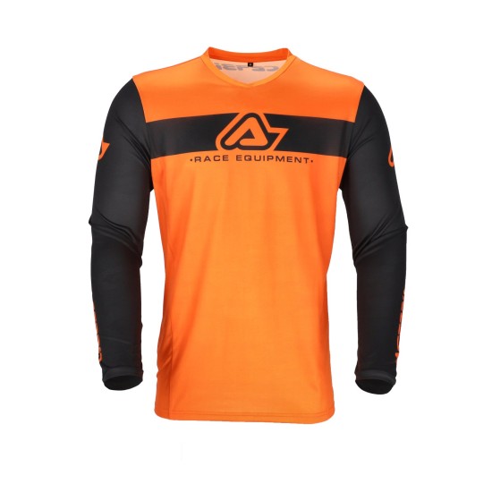 Tricou MX J-Track Inc 2.0 Acerbis Negru/Portocaliu