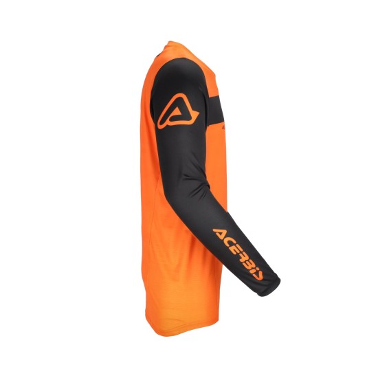 Tricou MX J-Track Inc 2.0 Acerbis Negru/Portocaliu