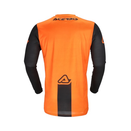 Tricou MX J-Track Inc 2.0 Acerbis Negru/Portocaliu
