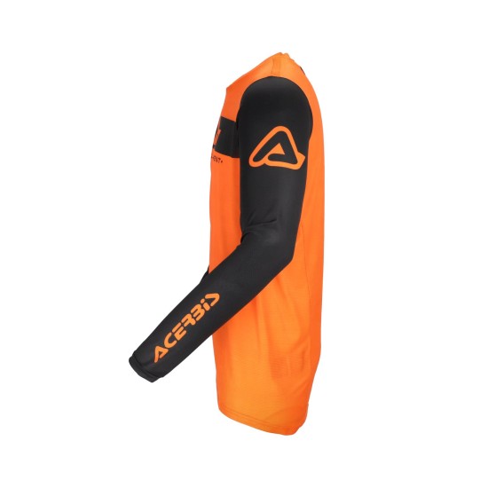 Tricou MX J-Track Inc 2.0 Acerbis Negru/Portocaliu