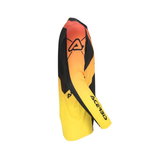 Tricou MX J-Track Inc 2.0 Acerbis Negru/Galben