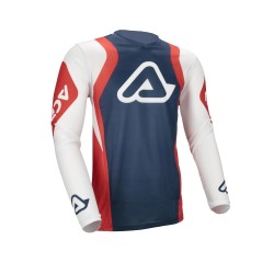 Tricou MX J-Track Inc 2.0 Acerbis Rosu/Albastru