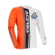 Tricou MX J-Track Connection Acerbis Alb/Portocaliu